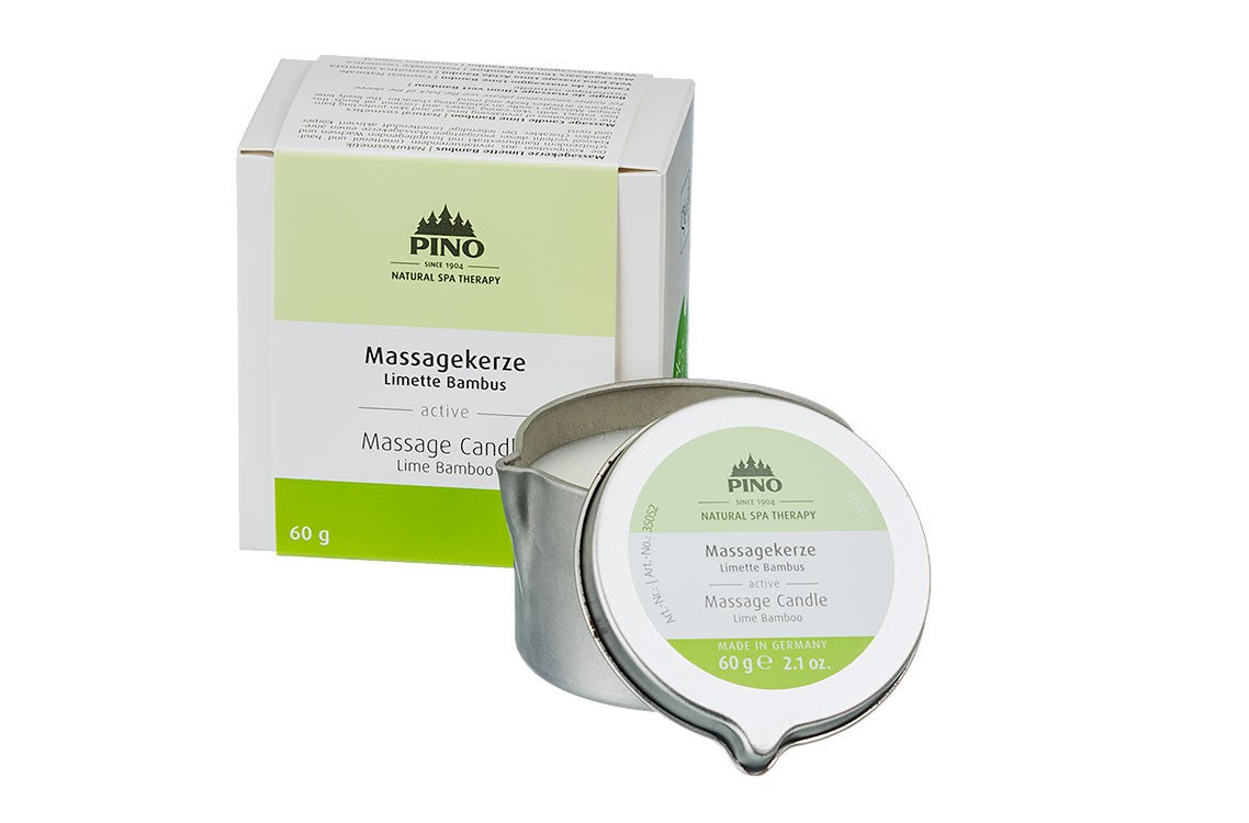 Massage Candle Lime Bamboo 